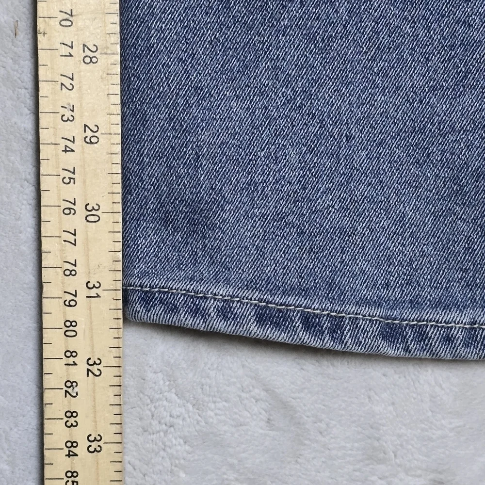 True Religion Jeans Mens 34x31 Geno Relaxed Slim Straight Mid Rise Zip Fly